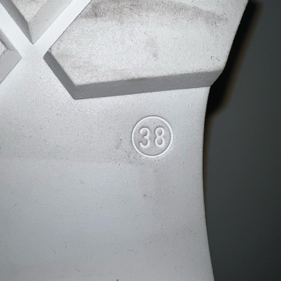 Free People Delaney Sandal In White Sz 7 - Picture 10 of 12